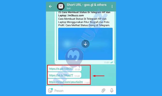 Selesai Membuat Hyperlink di Telegram