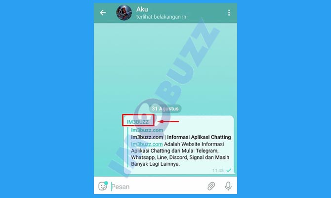 Selesai Membuat Text Link atau Tulisan Biru di Telegram