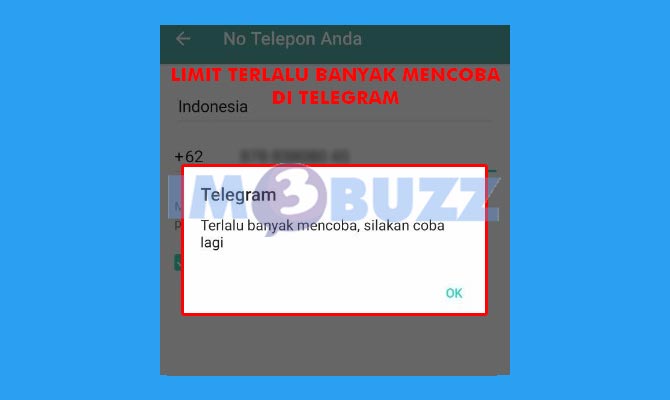 Berapa Limit Saat Terlalu Sering Mencoba di Telegram