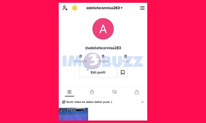 Buka Profil TikTok Untuk Melihat Pesanan Affiliate TikTok