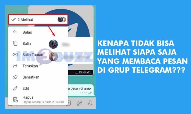 Kenapa Tidak Bisa Mengetahui Yang Baca Chat di Telegram