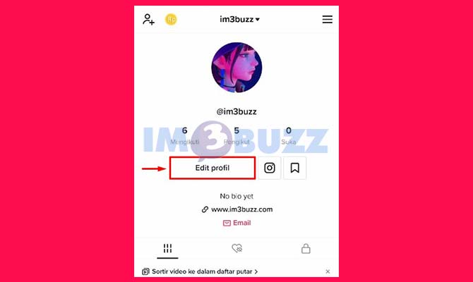 Lakukan Edit Profil TikTok