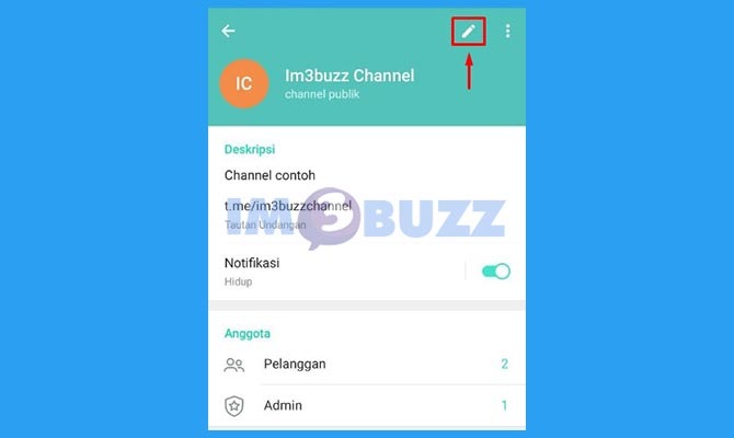 Masuk ke Pengaturan Channel Telegram