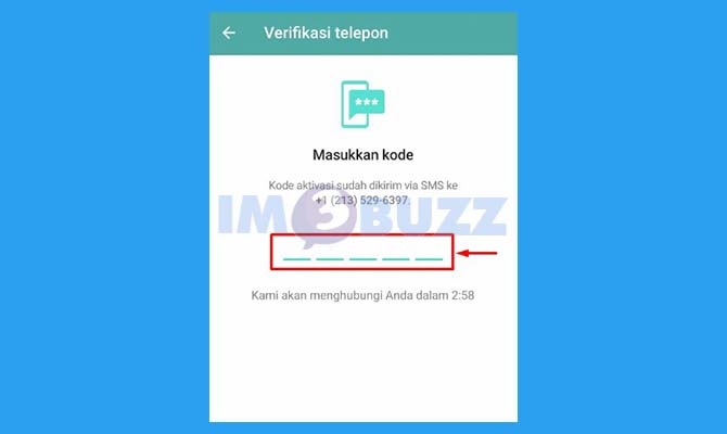 Salin dan Masukkan Kode Verifikasi