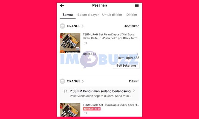 Selesai Melihat Pesanan di TikTok