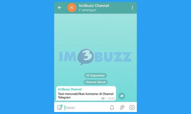 Selesai Menonaktifkan Komentar di Channel