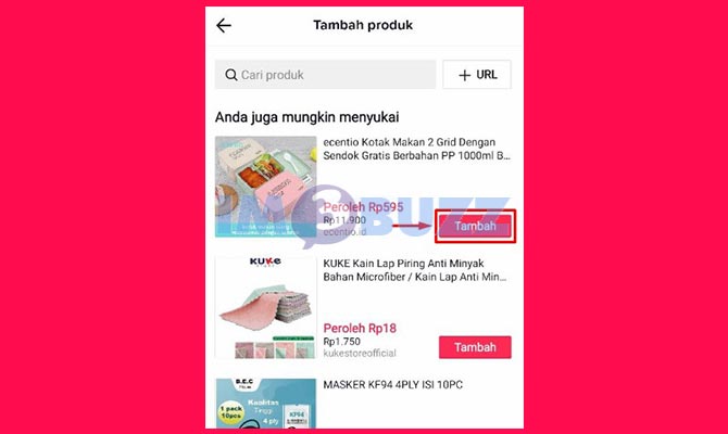 Tambahkan Produk Afiliasi