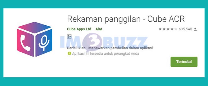 Aplikasi Perekam Telepon WA Otomatis - Cube ACR