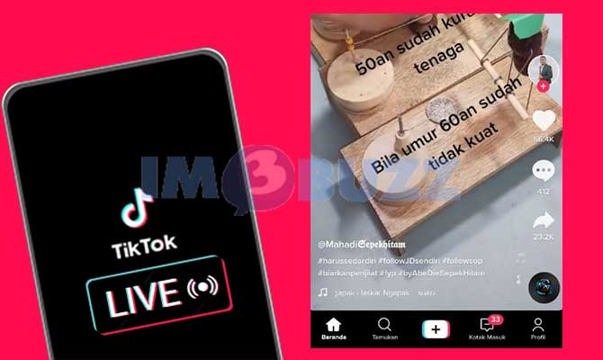 Buka Aplikasi TikTok Untuk Live Streaming
