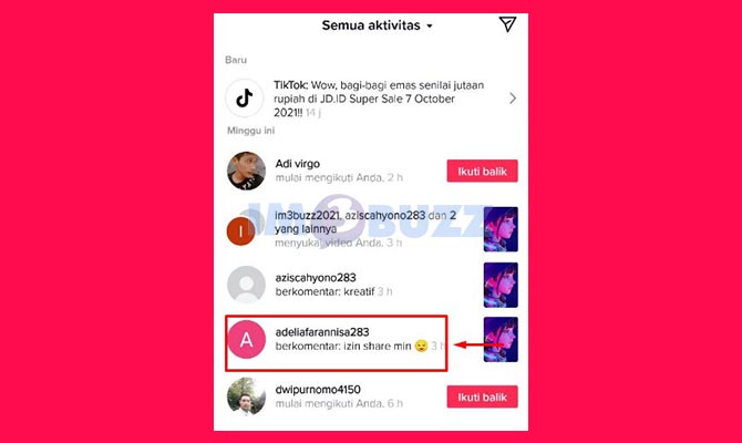 Buka Komentar TikTok Untuk Balas Dengan Tulisan