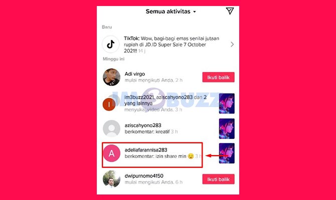 Buka Komentar TikTok Untuk Balas Dengan Tulisan