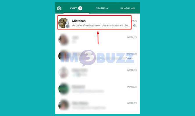 Buka Obrolan Whatsapp Untuk Menonaktifkan Hapus Otomatis