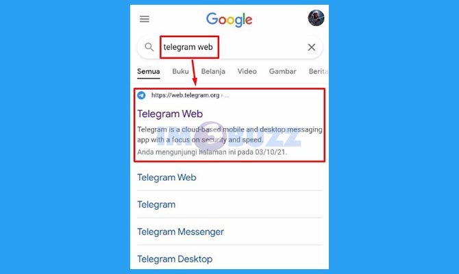 Buka Telegram Web di HP Untuk Login Tanpa Verifikasi