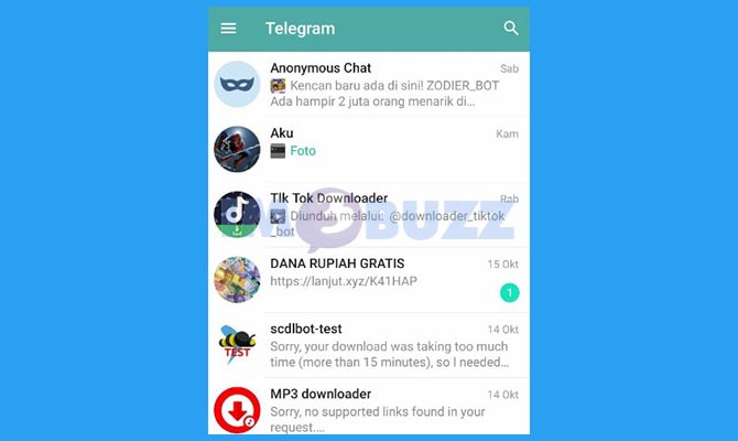 Buka Telegram di HP Untuk Mengunci Percakapan