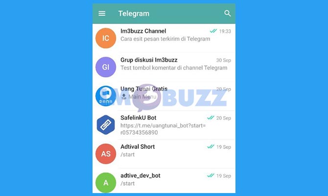 Buka Telegram di HP iPhone atau Android