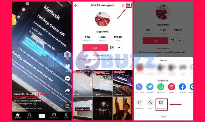 Cara Kirim Pesan Tanpa Berteman di TikTok