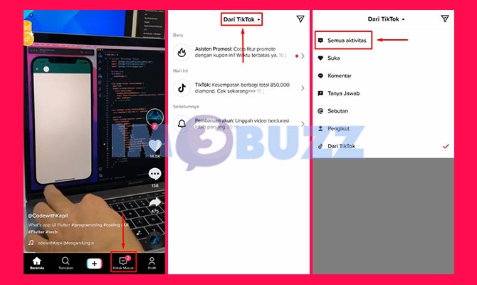 Cara Melihat History Semua Aktivitas di TikTok