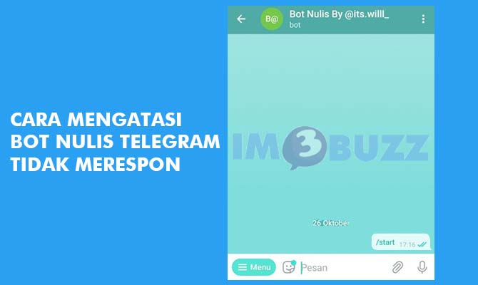 Cara Mengatasi Bot Menulis Tidak Merespon