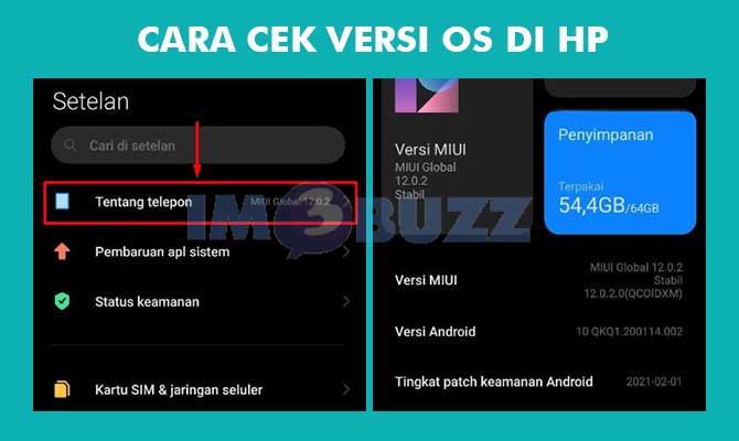 Cara Mengecek Versi Operasi Sistem HP