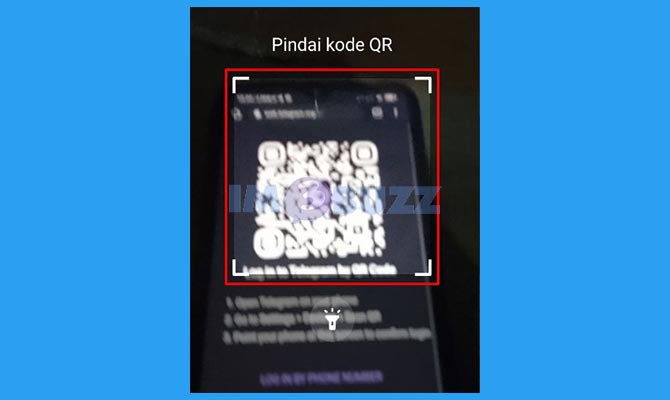 Lakukan Scan Kode QR Untuk Login Tanpa Verifikasi