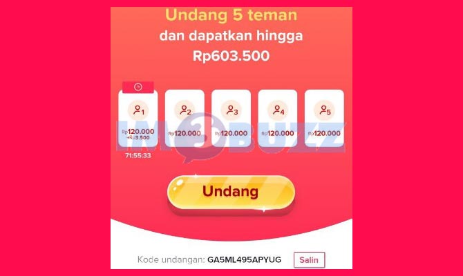 Mengundang Teman Untuk Dapatkan Poin di TikTok