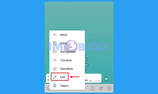 Pilih Edit Pesan Terkirim