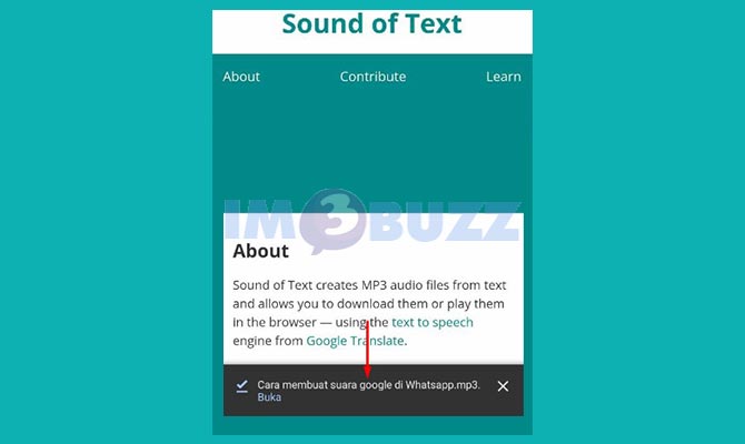 Selesai Membuat Suara Google Untuk WA