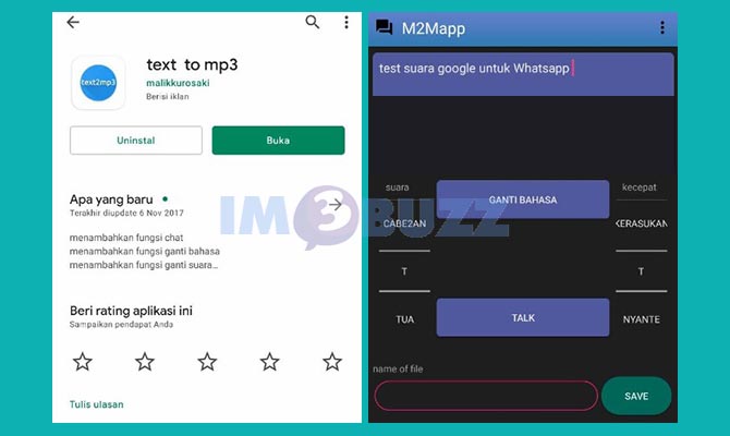 Text To MP3 Aplikasi nada Dering Suara Google