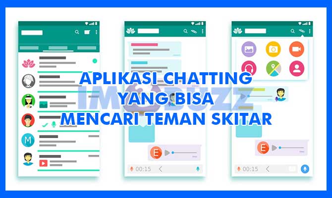 Aplikasi Chatting Yang Bisa Mencari Teman Sekitar di HP Android dan iPhone