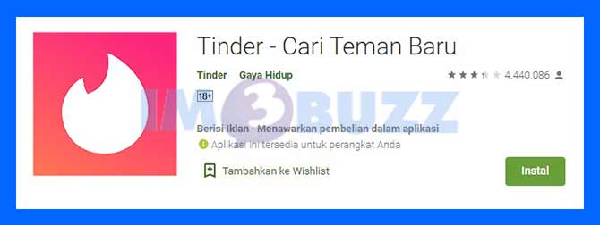 Aplikasi Percakapan Tinder