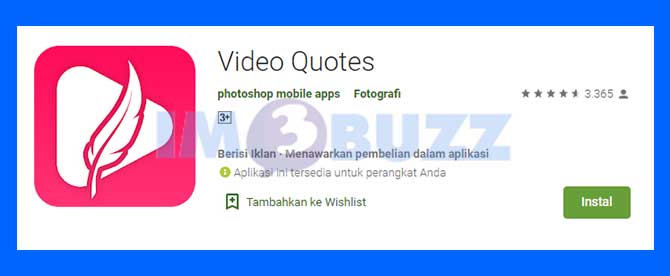 Aplikasi Video Quotes