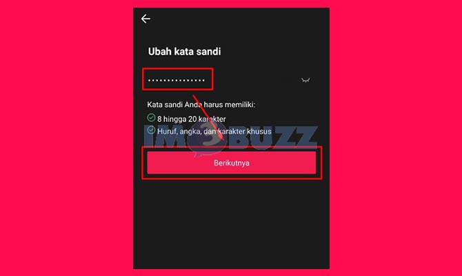 Buat Kata Sandi TikTok Lite