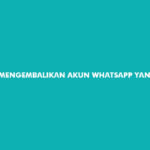 Cara Mengembalikan Akun Whatsapp Yang Terhapus