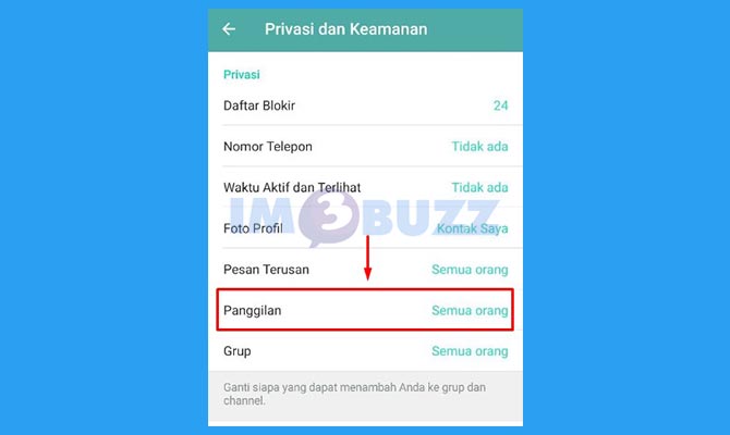 Ketuk Panggilan Telegram