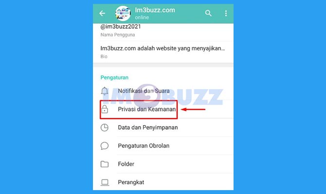 Ketuk Privasi dan Keamanan