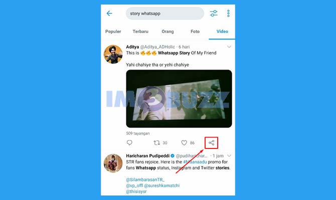 Ketuk Sebarkan Video Twitter