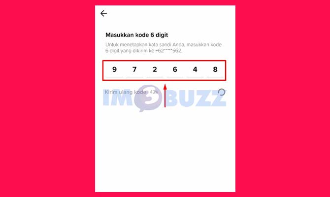 Masukkan 6 Digit Kode Verifikasi