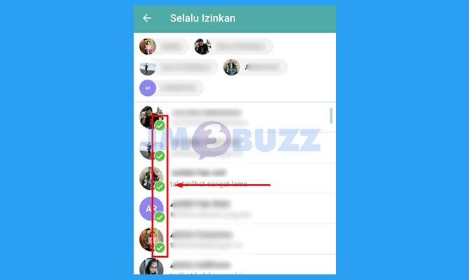 Pilih Kontak Telegram