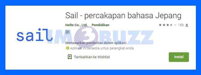 Sail Aplikasi Ngobrol Sama Orang Jepang