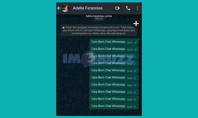 Selesai Kirim Bom Chat di WA