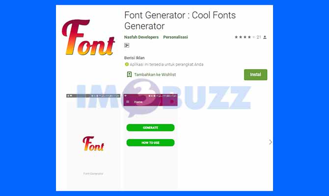 Aplikasi Font Generator Gratis