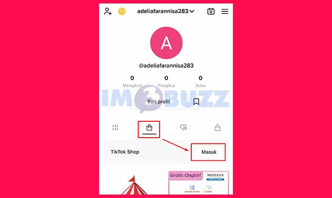 Buka Dashboard TikTok Shop