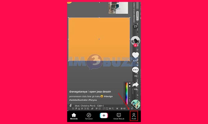 Buka Halaman Profil TikTok