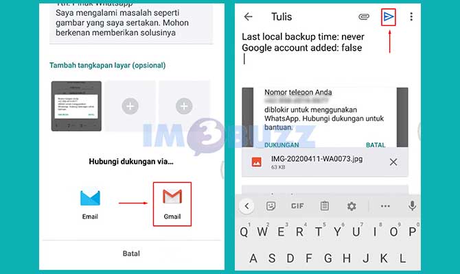 Cara Mengatasi Nomor Diblokir Pihak Whatsapp Dengan Kirim Email