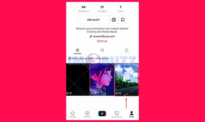 Cari dan Buka Video TikTok