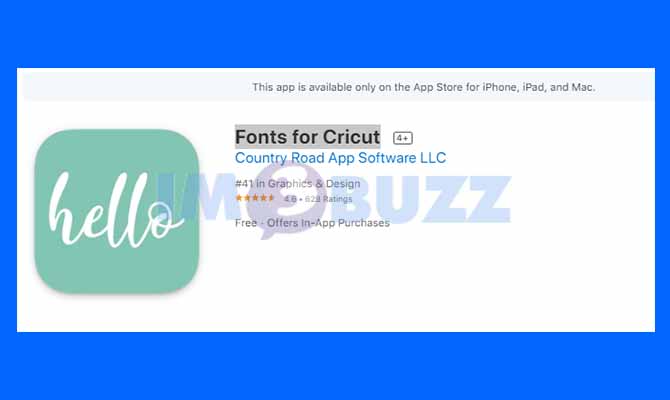 Font for Cricut iPhone