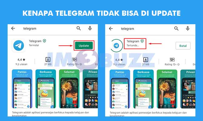 Kenapa Telegram Tidak Bisa di Update