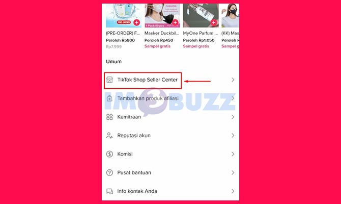Masuk ke TikTok Shop Seller Center
