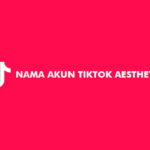 Nama Akun TikTok Aesthetic