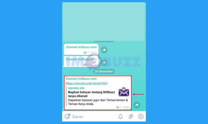 Selesai Bikin Secreto di Telegram
